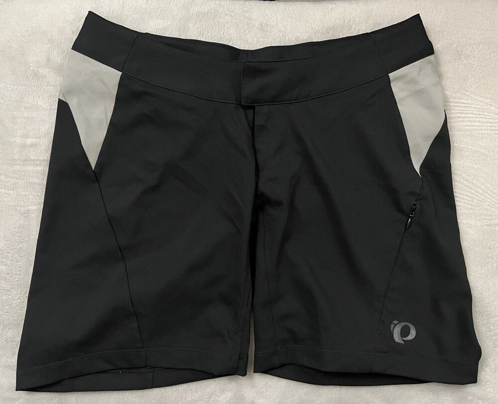 Pearl Izumi Canyon Black Cycling Shorts Womens Sz Small No Liner Mtn Biking EUC